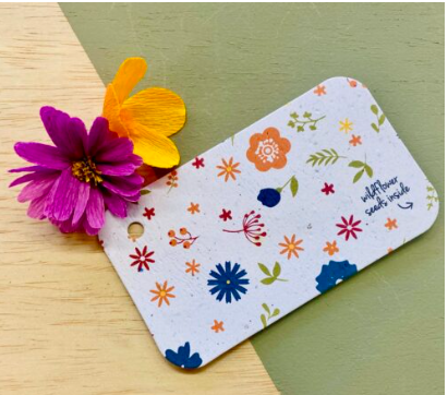 Bloom flowers card